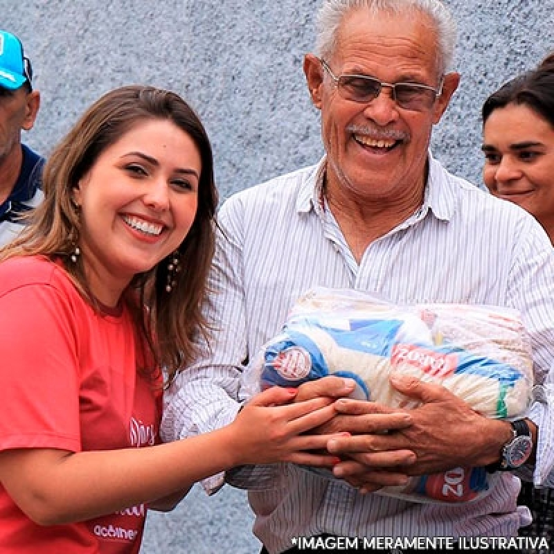 Saco para Cesta Basica Personalizado Lindéia - Saco Transparente para Cesta Basica