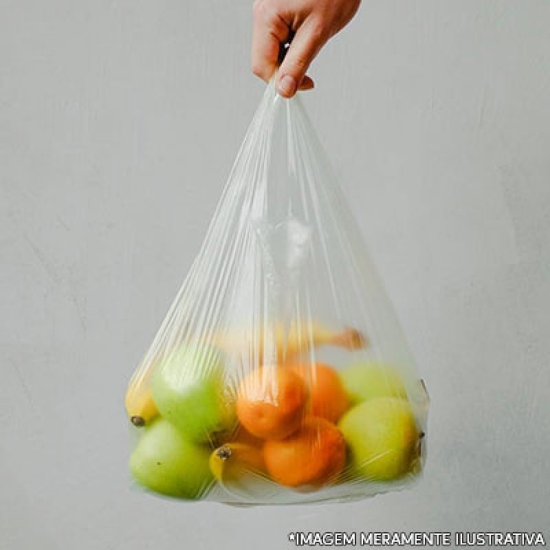 Saco Plástico Transparente para Alimentos Teresina - Saco Plástico Transparente Grande