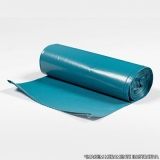 bobina de saco plástico Céu Azul